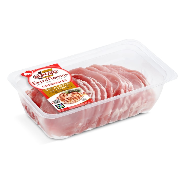 Dia Escalopín de lomo de cerdo marinado Elpozo Extratiernos bandeja 600 g aprox