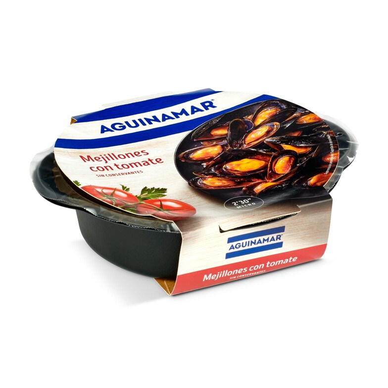 Dia Mejillones en salsa de tomate Aguinamar bandeja 500 g