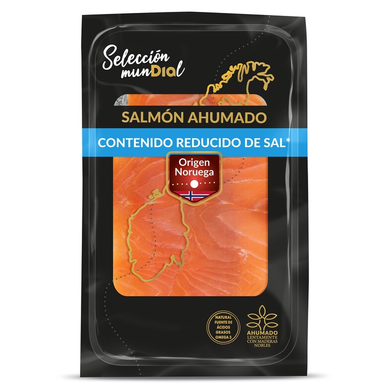 Dia Salmón ahumado reducido en sal Selección Mundial de Dia sobre 100 g
