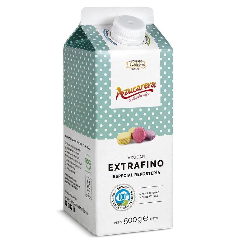 Dia Azúcar extrafino especial repostería Azucarera brik 500 g
