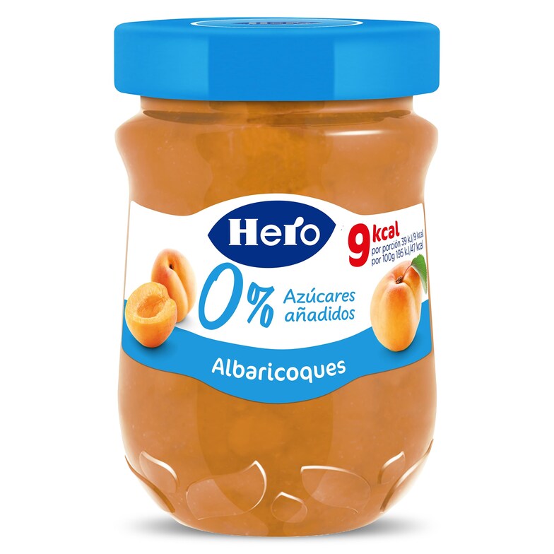 Dia Mermelada de albaricoque 0% azúcares añadidos Hero frasco 280 g