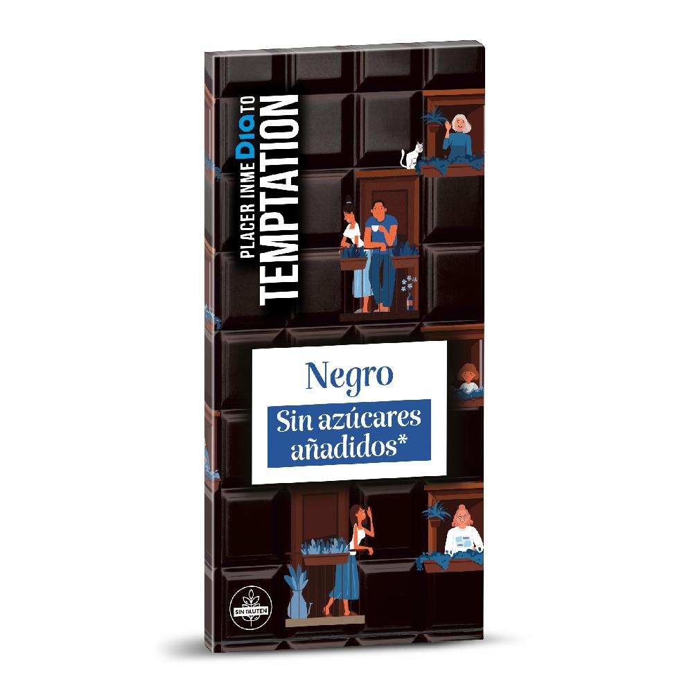 Dia Chocolate negro sin azúcares añadidos Temptation de Dia 100 g