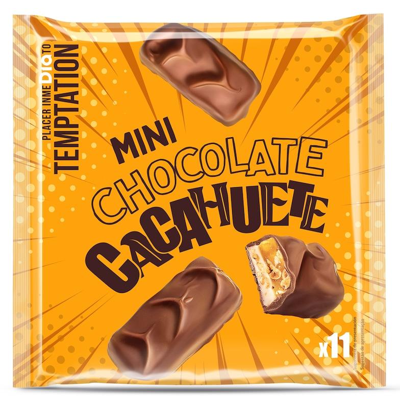 Dia Barritas de chocolate y cacahuete Temptation de Dia bolsa 250 g