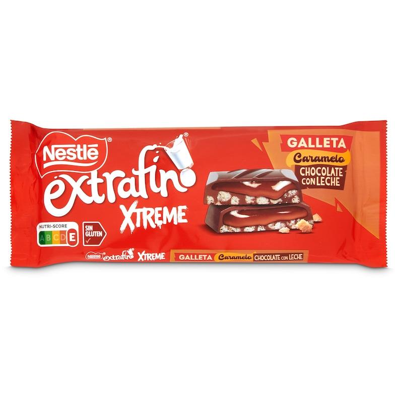 Dia Chocolate con leche relleno de galleta y caramelo Nestlé Extrafino 87 g