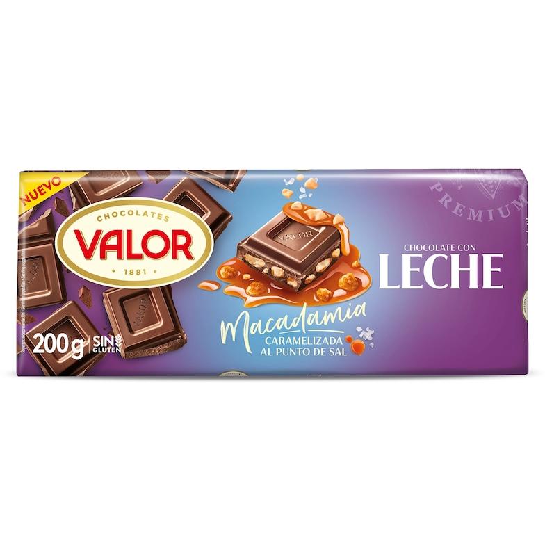 Dia Chocolate con leche y macadamia caramelizada Valor 200 g