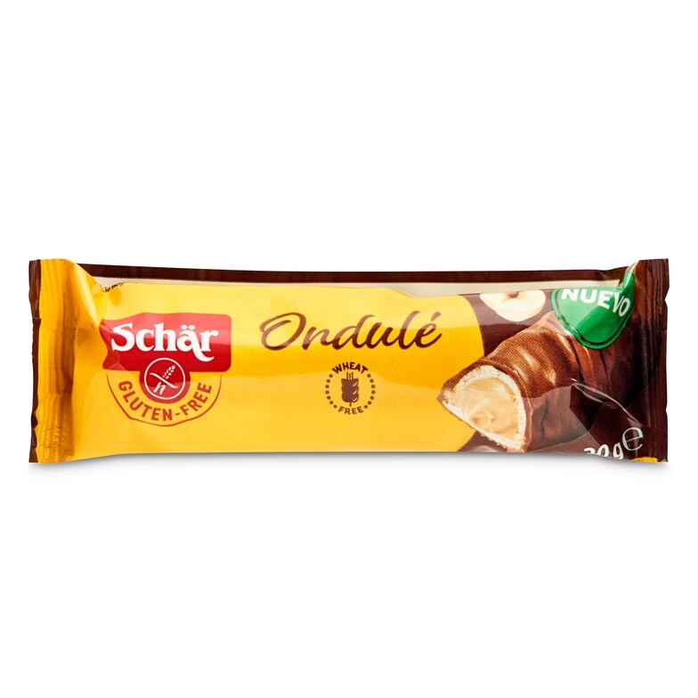 Dia Barrita de chocolate con avellanas sin gluten ondulé Dr. Schar bolsa 30 g