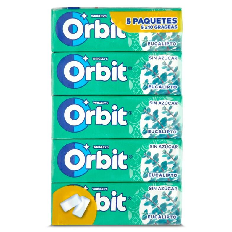 Dia Chicles sabor eucalipto sin azúcar Orbit bolsa 5 unidades