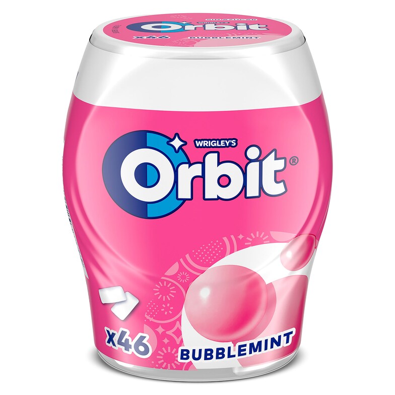 Dia Chicles sabor bubblemint Orbit bote 46 unidades