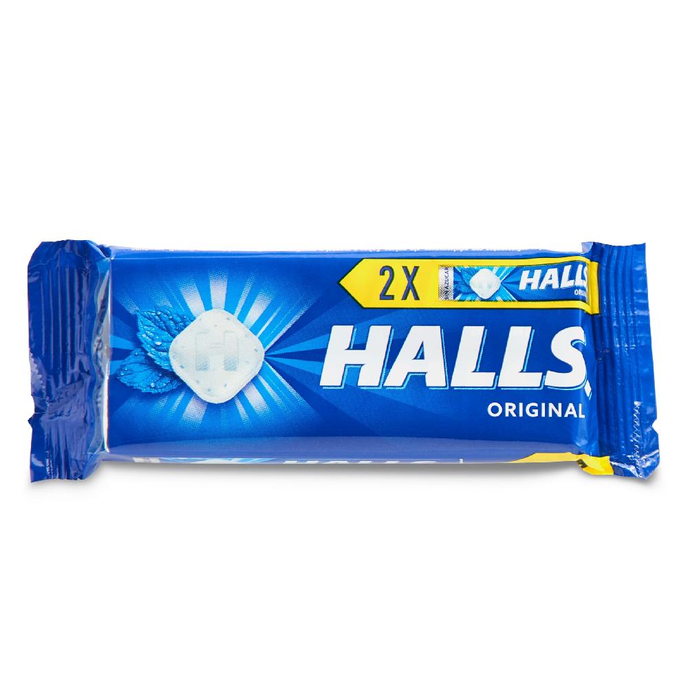Dia Caramelos sabor eucalipto Halls bolsa 2 x 32 g