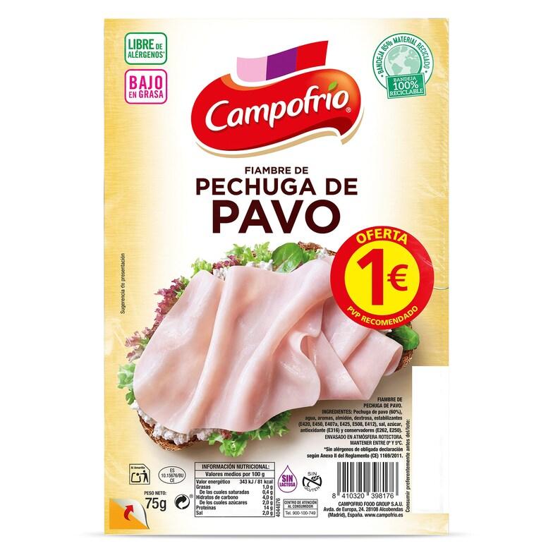 Dia Pechuga de pavo Campofrío sobre 75 g