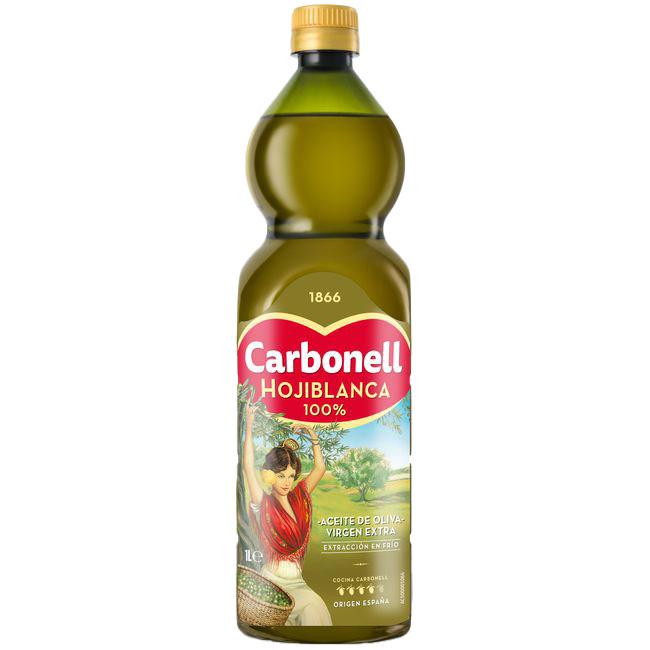 Eroski Aceite oliva virgen extra hojiblanca CARBONELL botella 1 litro