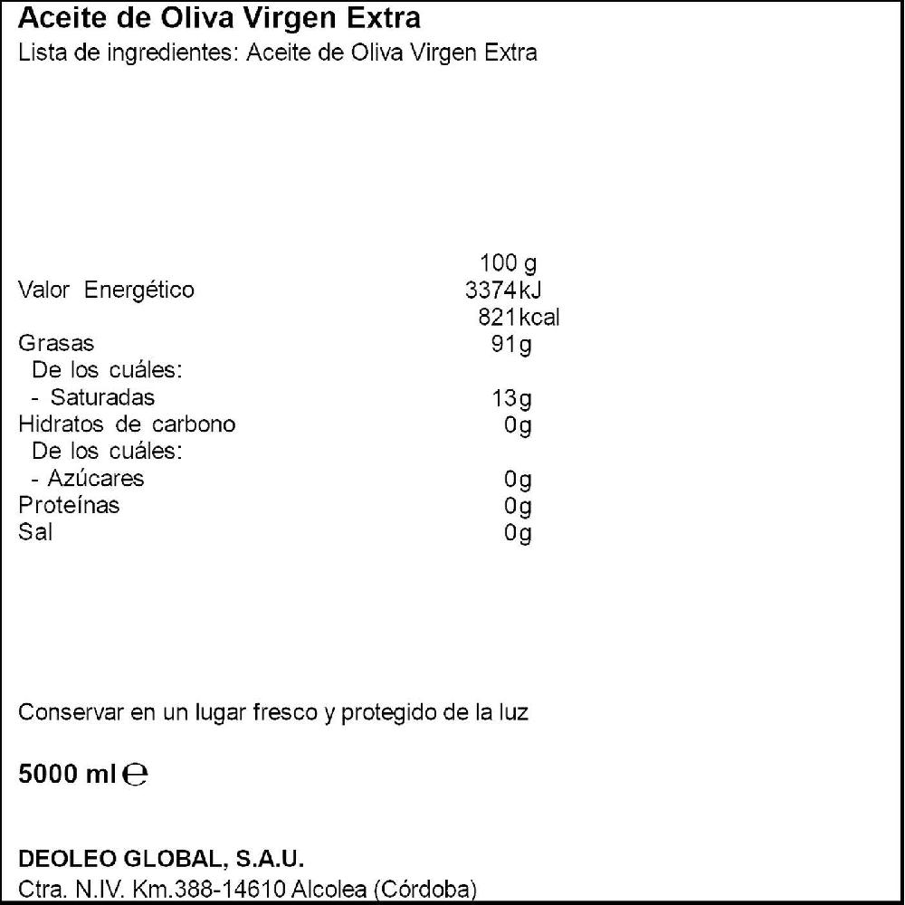 Eroski Aceite de oliva virgen extra HOJIBLANCA garrafa 5 litros Última moda