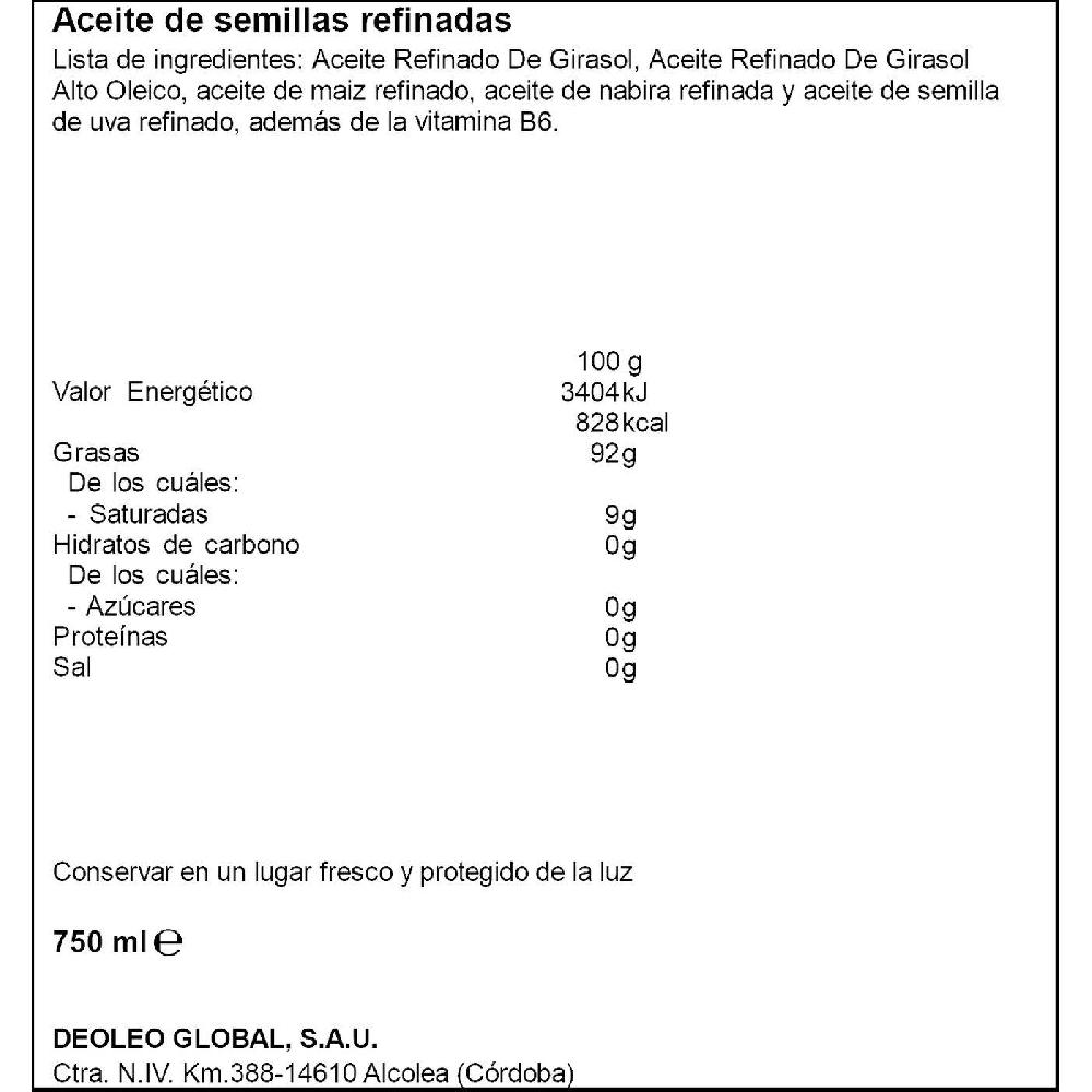 Eroski Aceite 5 semillas KOIPE botella 75 cl Devoluciones gratuitas