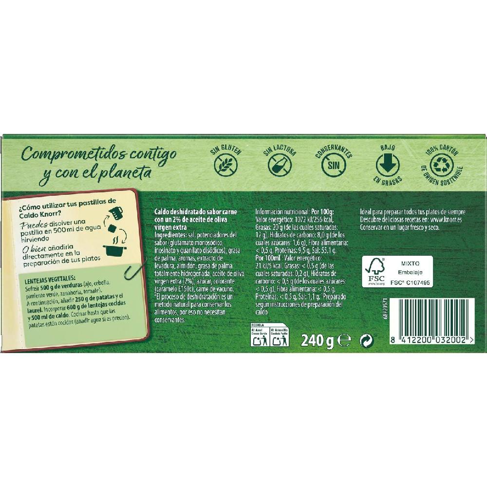 Eroski Caldo KNORR 24 pastillas caja 240 g Rebajas top