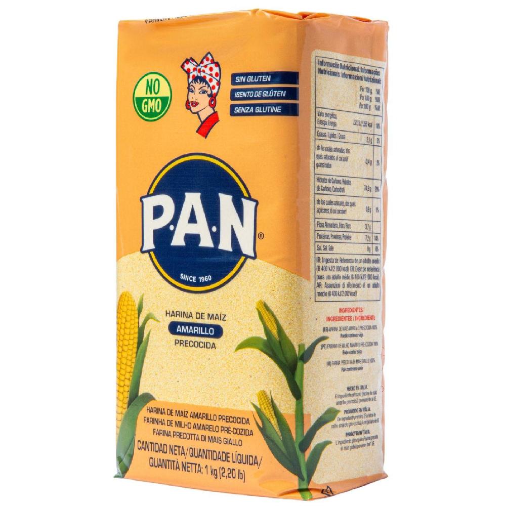 Eroski Harina de maíz amarilla PAN paquete 1 kg Limitado a 3 días