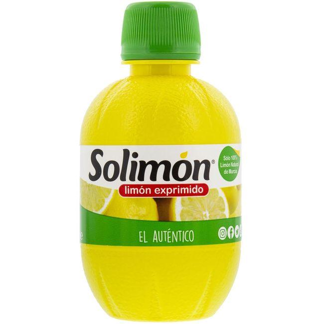 Eroski Zumo de limón exprimido SOLIMON botellín 28 cl