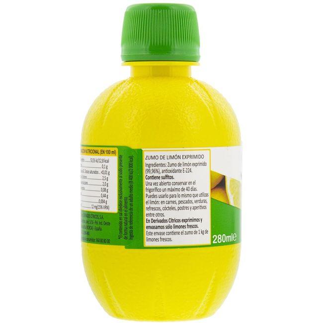 Eroski Zumo de limón exprimido SOLIMON botellín 28 cl Tienda