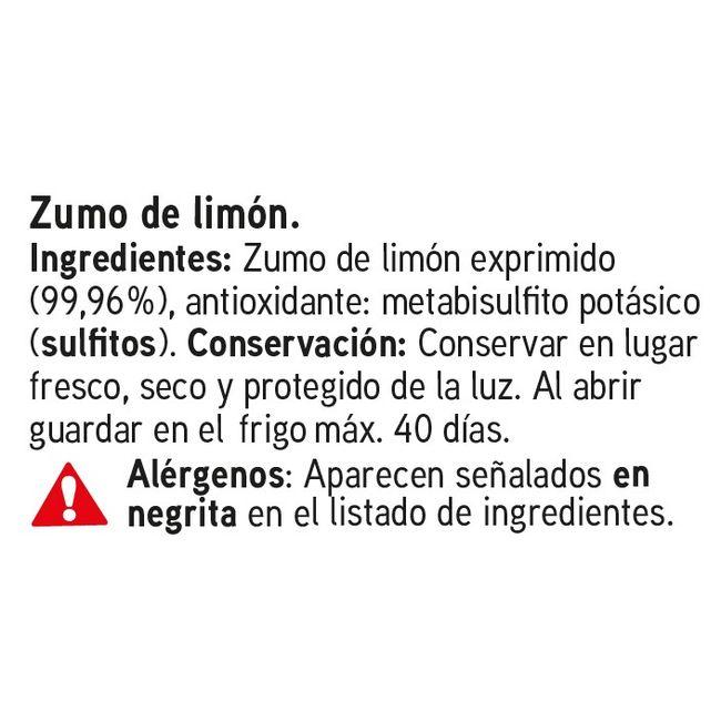 Eroski Zumo de limón exprimido EROSKI botella 250 ml Rebajas online