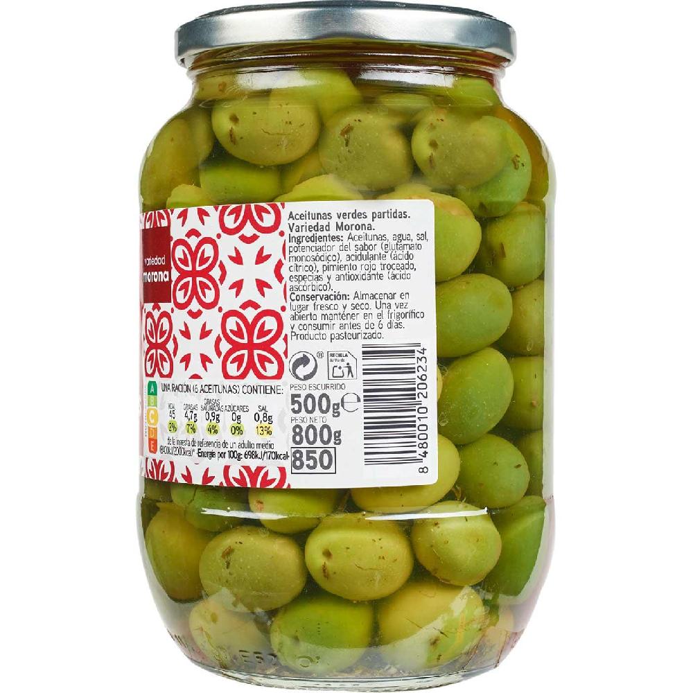 Eroski Aceitunas chupadedos EROSKI frasco 500 g Los más vendidos