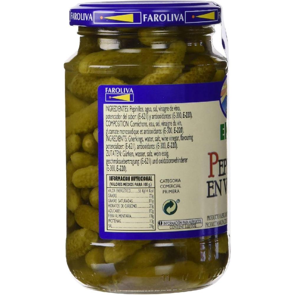 Eroski Pepinillos EL FARO frasco 200 g Los más vendidos