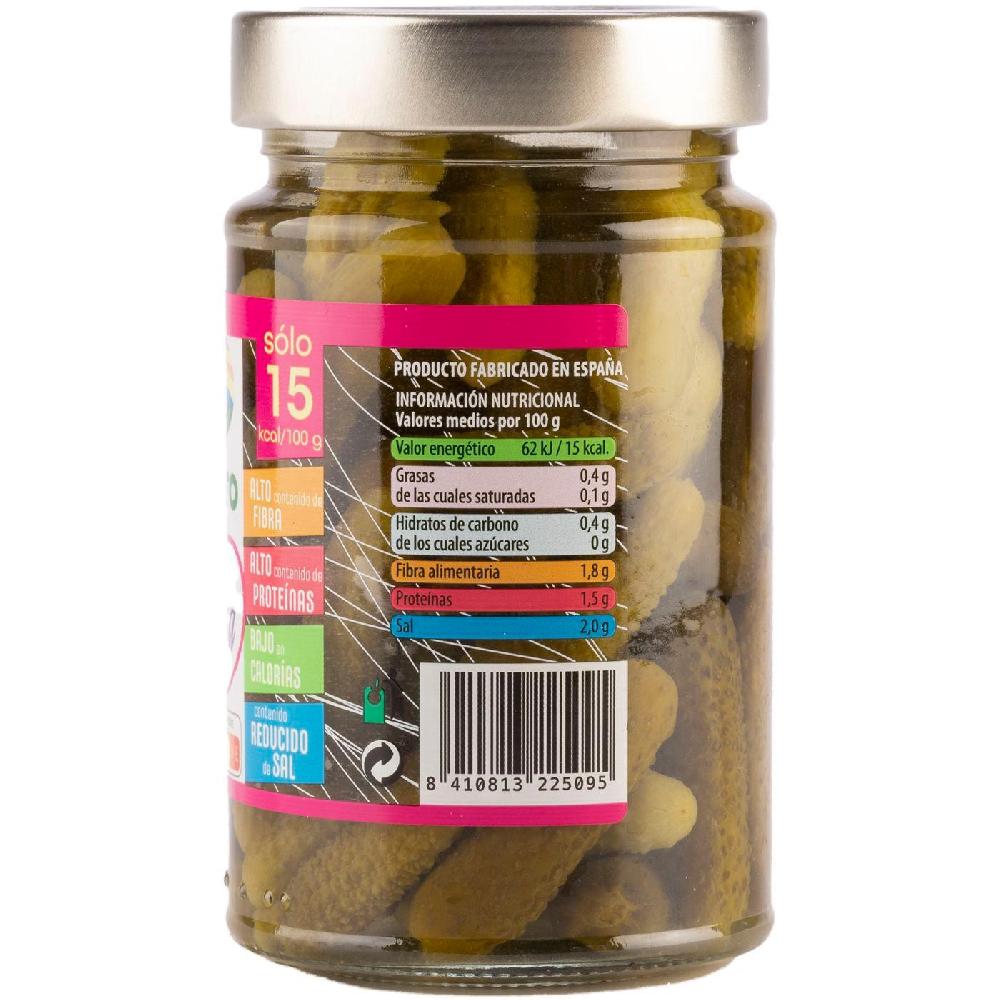 Eroski Pepinillos pequeños EL FARO frasco 190 g Descuento
