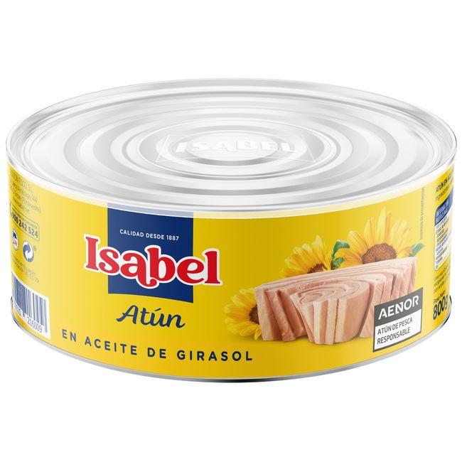 Eroski Atún en aceite vegetal ISABEL lata 800 g