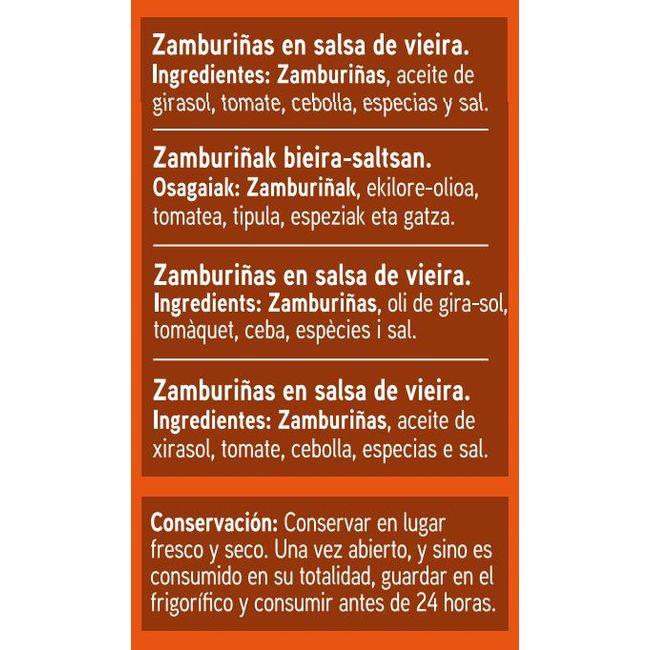 Eroski Zamburiña en salsa de vieira EROSKI lata 115 g Rebajas de fin de temporada