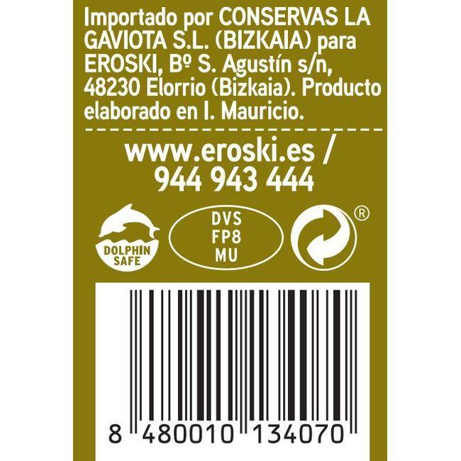 Eroski Atún claro en aceite de oliva EROSKI frasco 185 g Gran oferta