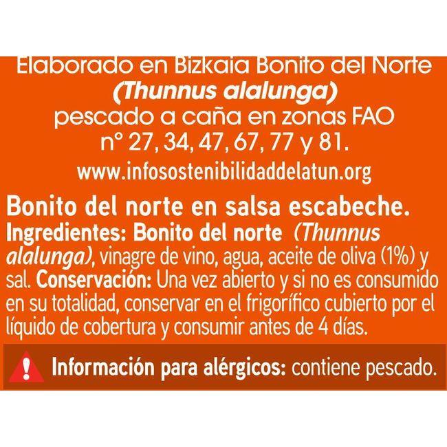 Eroski Bonito en escabeche EROSKI lata 266 g Descuento