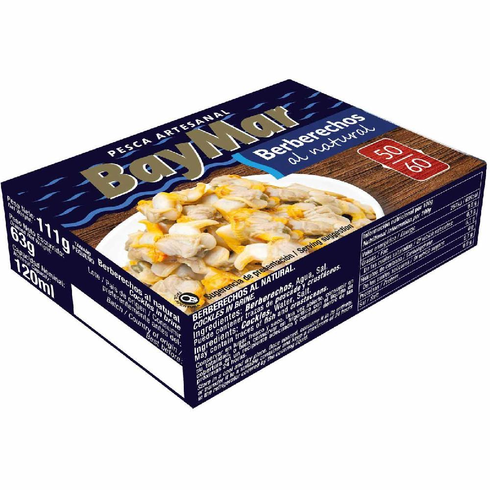 Eroski Berberecho 50/60 artesanal BAYMAR lata 63 g Últimos 2 días