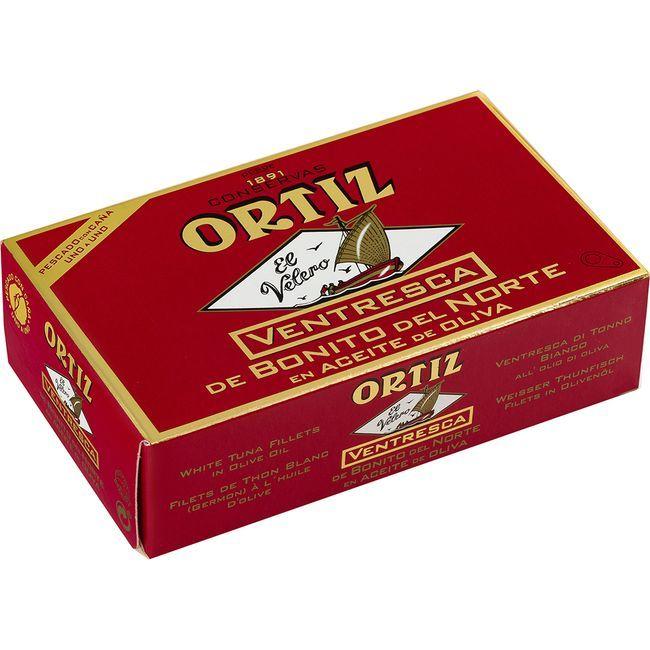 Eroski Ventresca de bonito del norte aceite de oliva ORTIZ lata 110 g Promoción por tiempo limitado