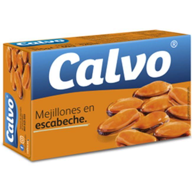 Eroski Mejillón en escabeche pequeño CALVO lata 115 g