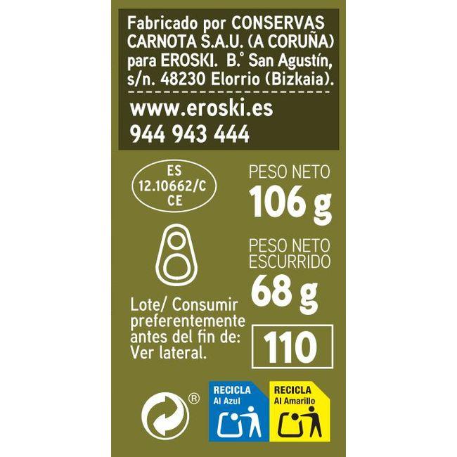 Eroski Chipirón en aceite de oliva EROSKI lata 106 g Última moda