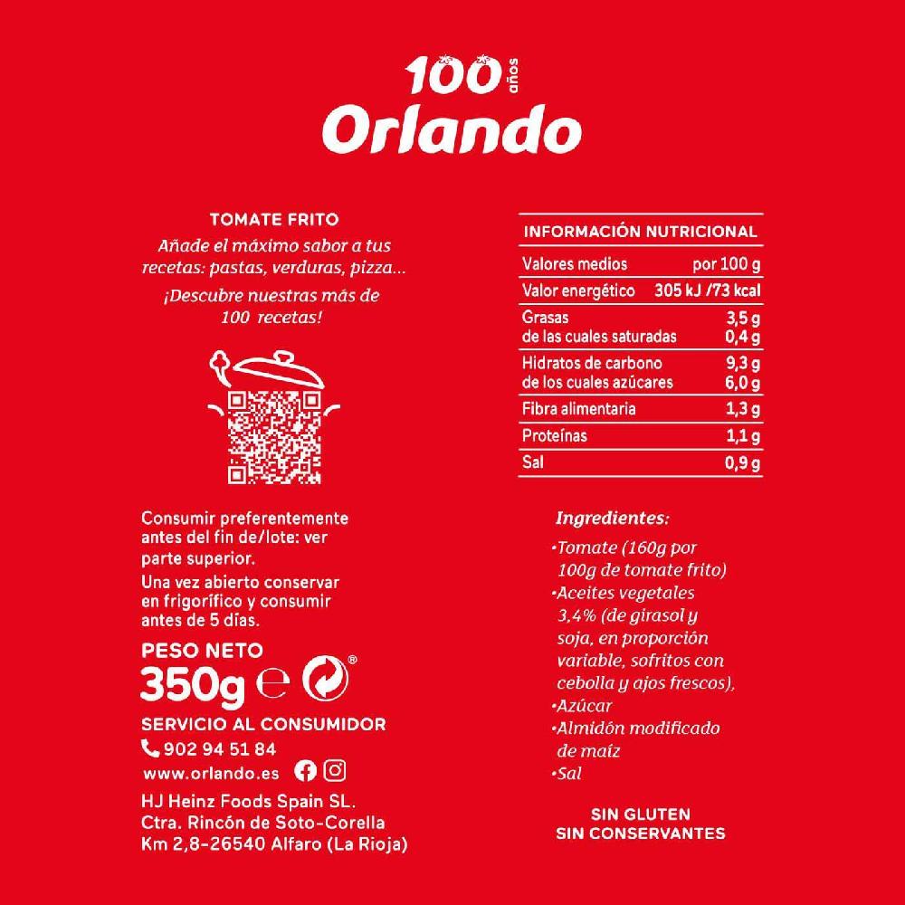 Eroski Tomate frito ORLANDO pack 3x350 g Outlet