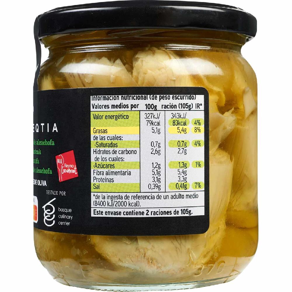 Eroski Alcachofa en aceite de oliva Eroski SELEQTIA frasco 330 g Superdescuento