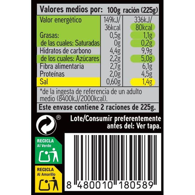 Eroski Menestra de verduras Eroski SELEQTIA frasco 450 g Liquidación