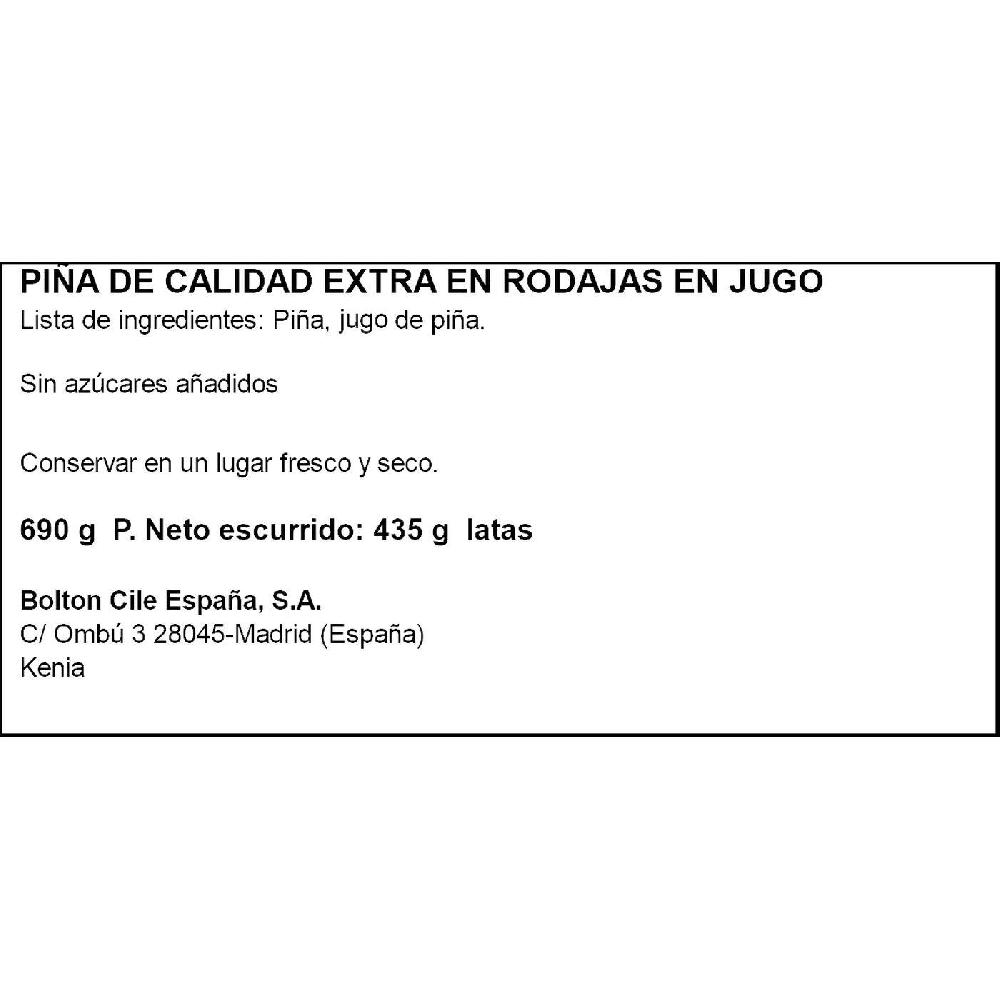 Eroski Piña en rodajas DEL MONTE pack 3x145 g Última moda