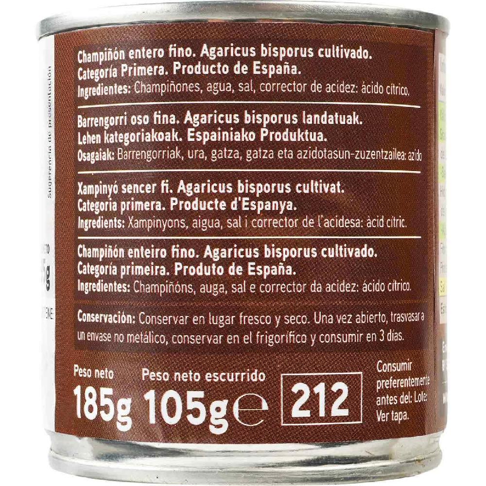 Eroski Champiñon entero EROSKI pack 3x105 g Rebajas