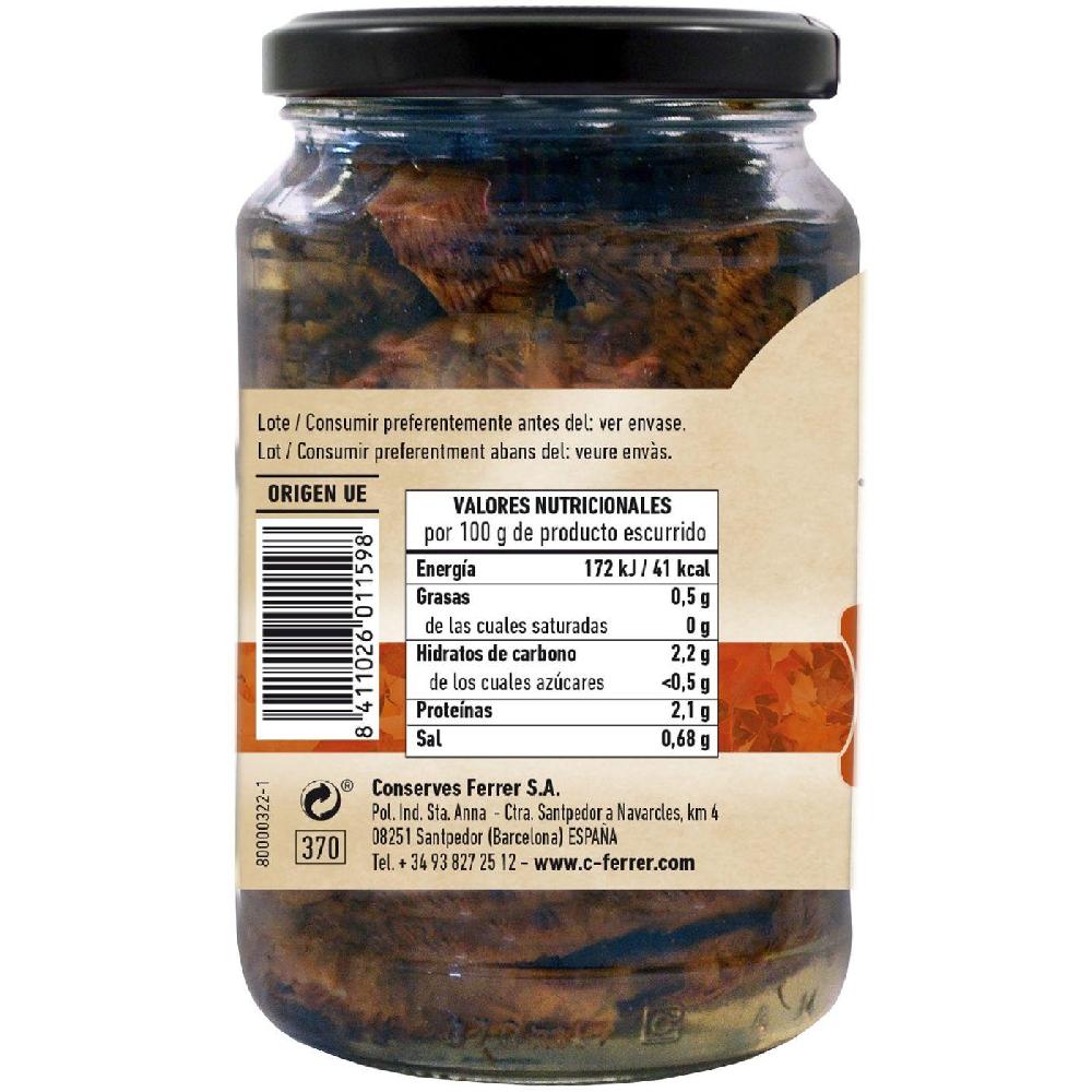 Eroski Rovellón en trozos FERRER frasco 330 g Rebajas baratas