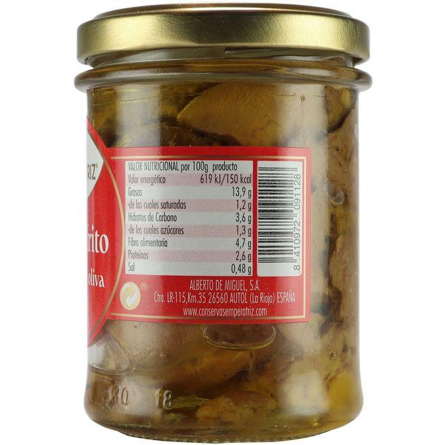 Eroski Hongo frito en aceite de oliva EMPERATRIZ frasco 130 g Rebajas de fábrica