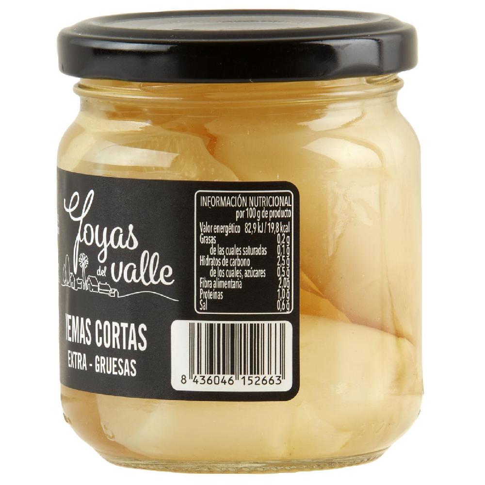 Eroski Yemas de espárrago cortas gruesas JOYAS DEL VALLE frasco 110 g Mejor oferta