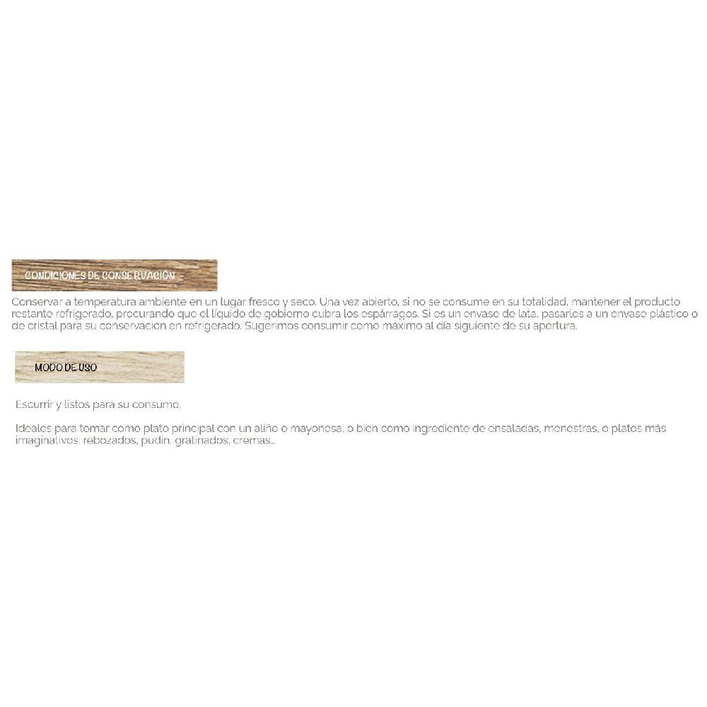 Eroski Yema de espárrago gruesa CARRETILLA frasco 110 g ÚLTIMAS EDICIONES