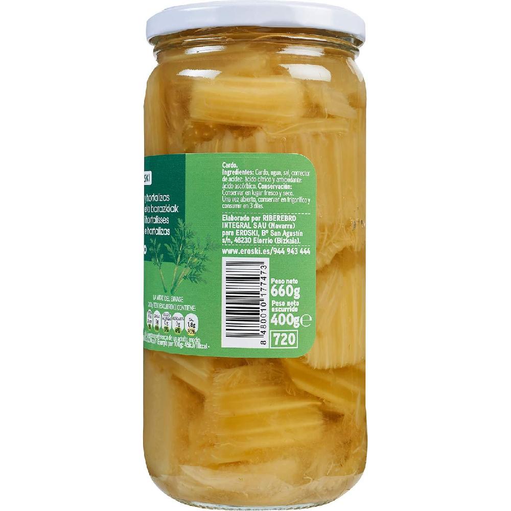 Eroski Cardo troceado EROSKI frasco 400 g Promoción por tiempo limitado