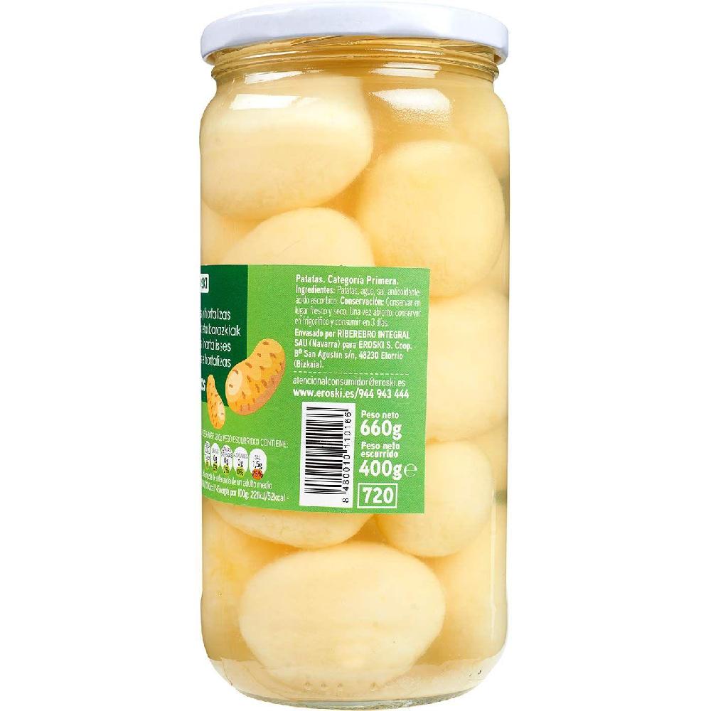 Eroski Patata entera EROSKI frasco 400 g Oferta especial de fábrica