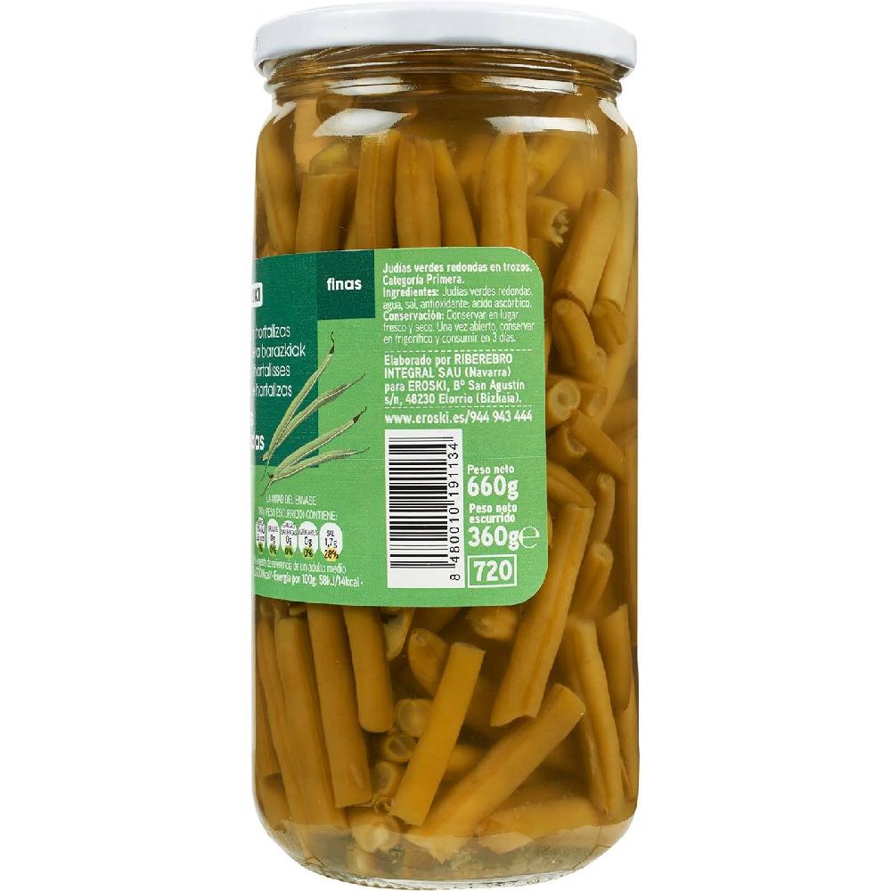 Eroski Judía redonda EROSKI frasco 360 g Superdescuento