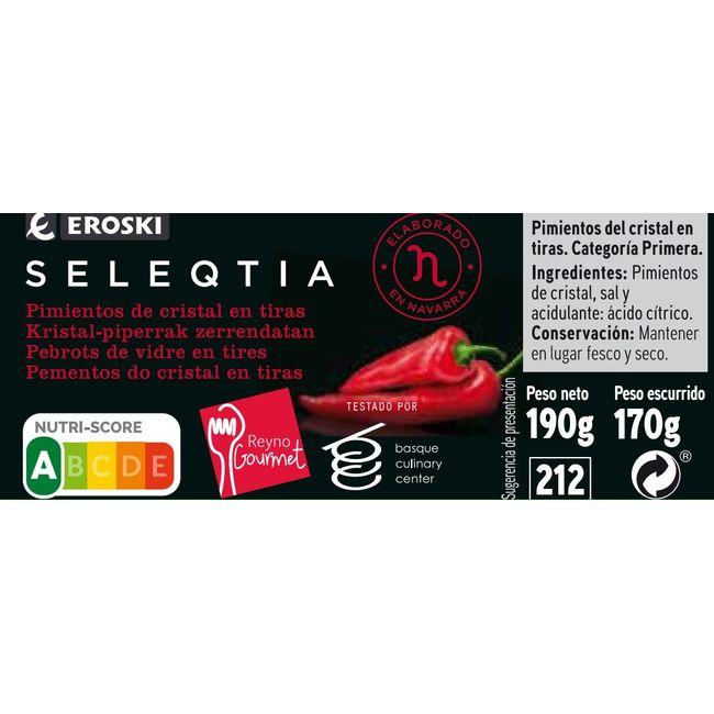 Eroski Pimiento del cristal EROSKI SELEQTIA frasco 170 g Rebajas