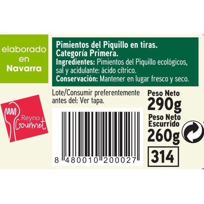 Eroski Piquillo de piquillo en tiras EROSKI BIO frasco 260 g Gran oferta
