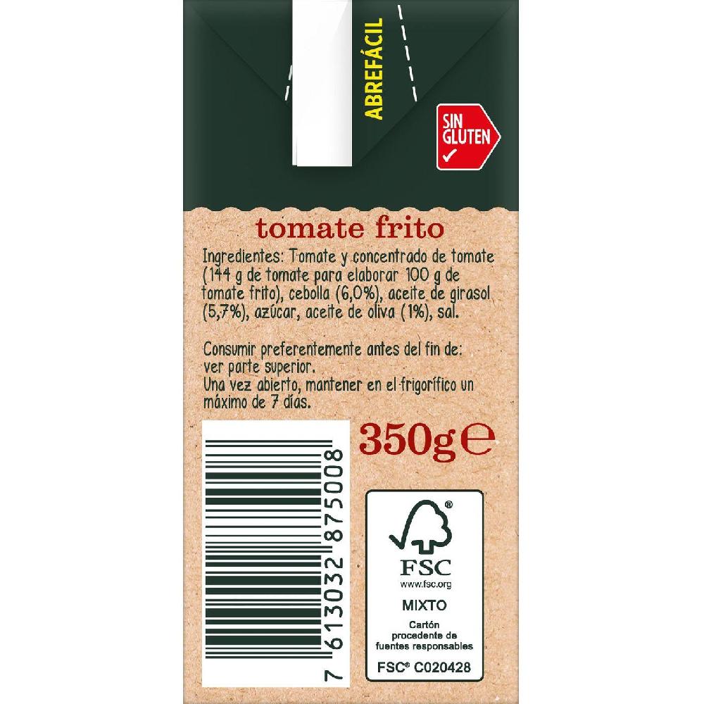 Eroski Tomate frito casero SOLIS brik 350 g Tienda