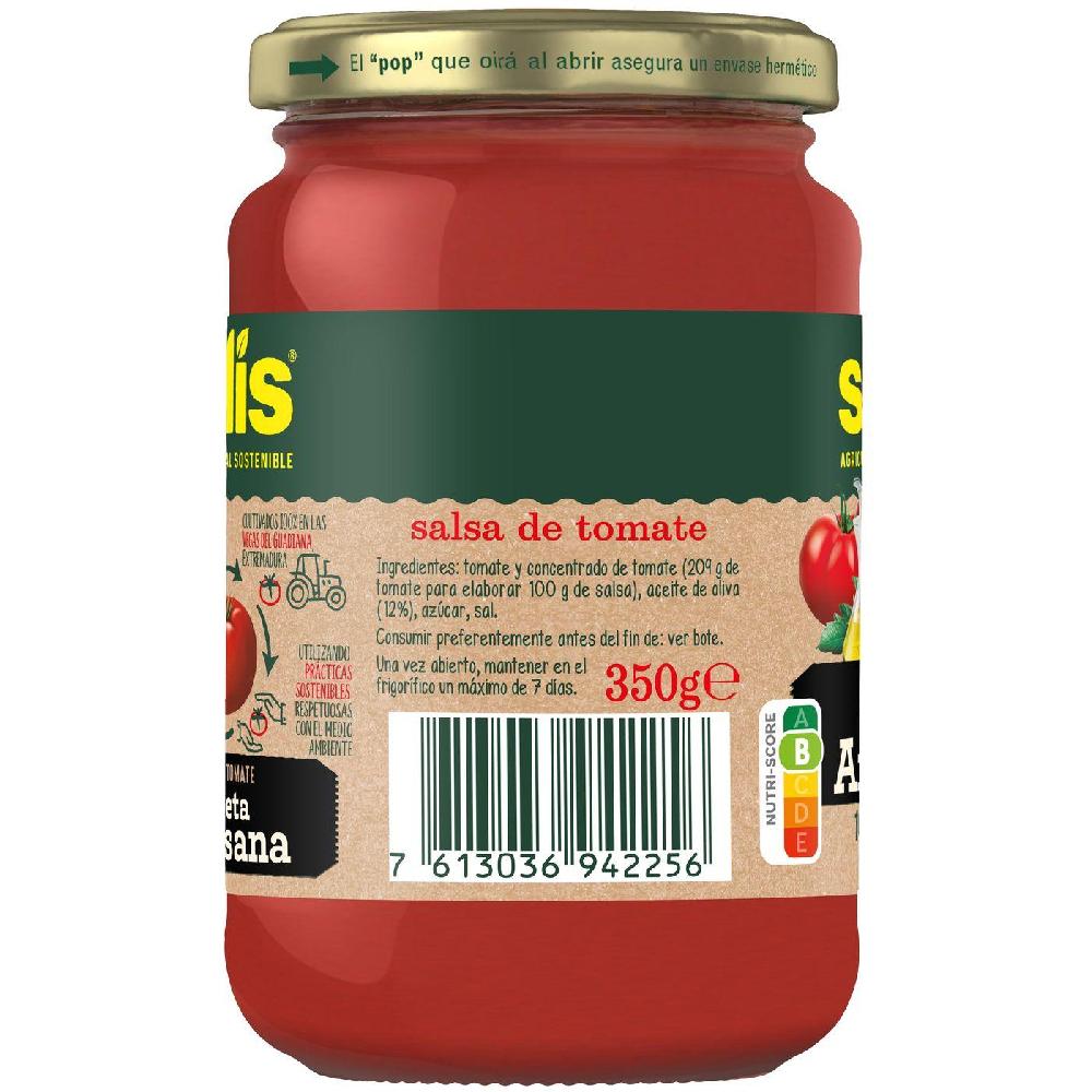 Eroski Tomate casero sin trocitos SOLIS frasco 350 g Liquidación