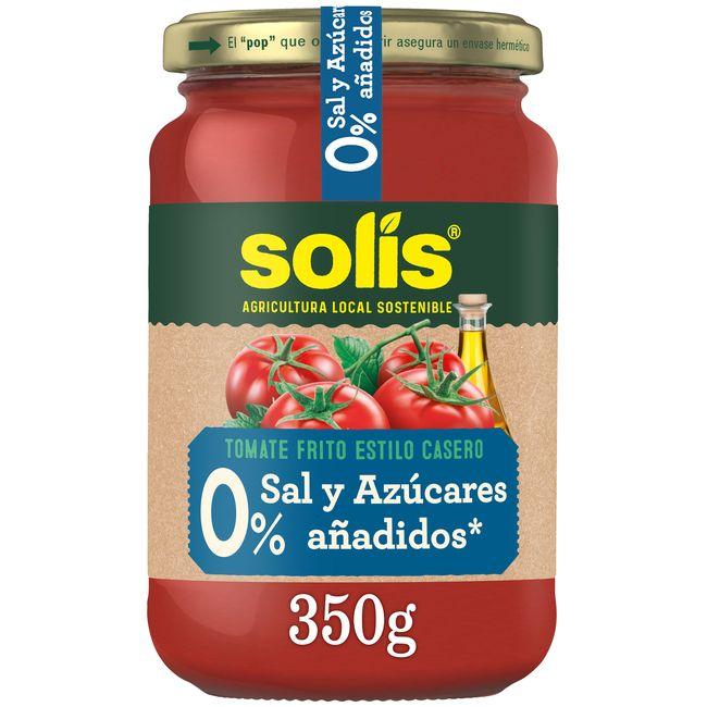 Eroski Tomate frito casero 0% SOLÍS frasco 350 g